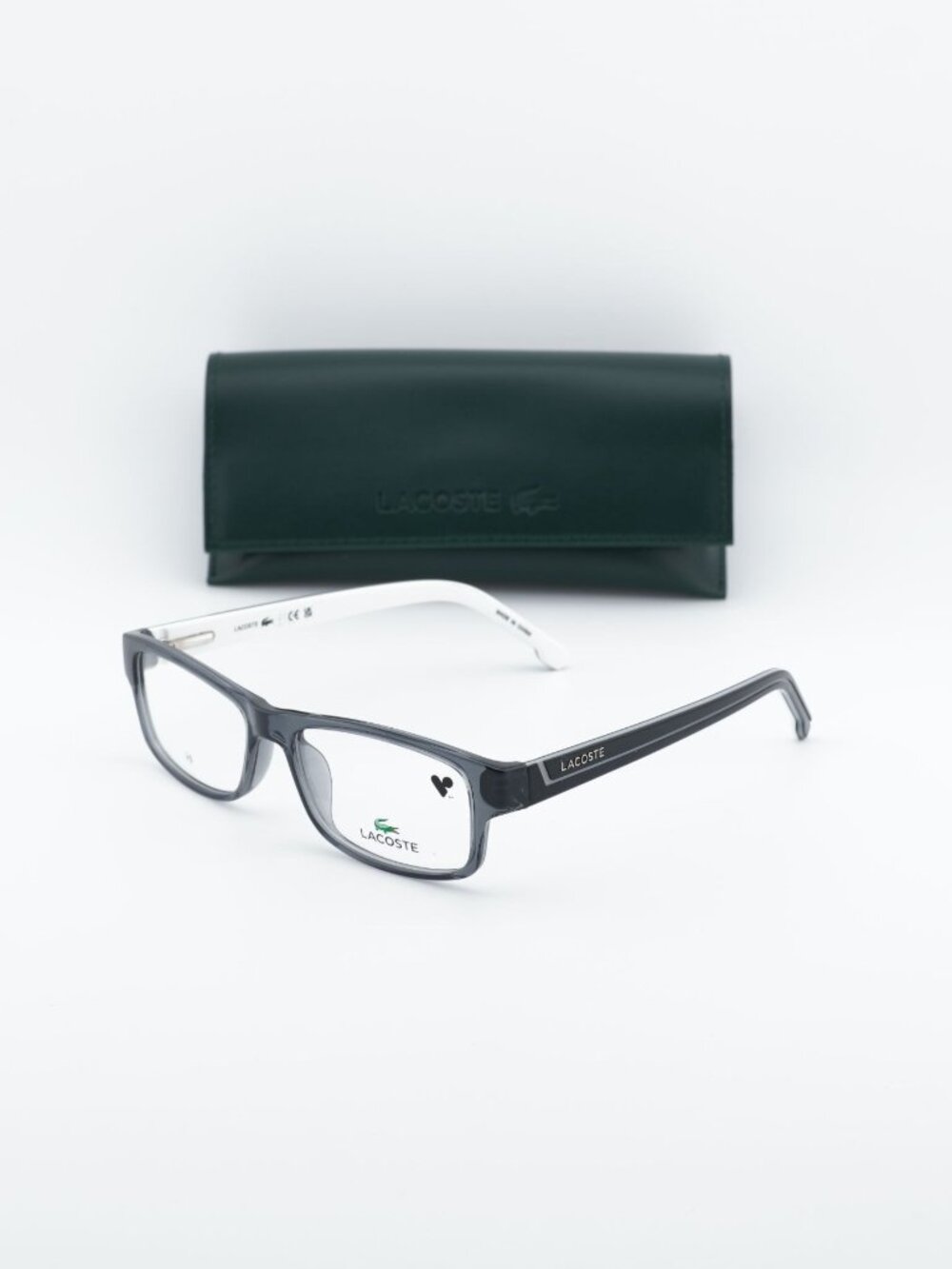 Lacoste L2707 035 Rectangle Eyeglasses 51mm XS - Grey